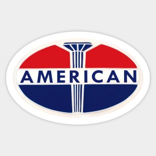 American Oil Sticker